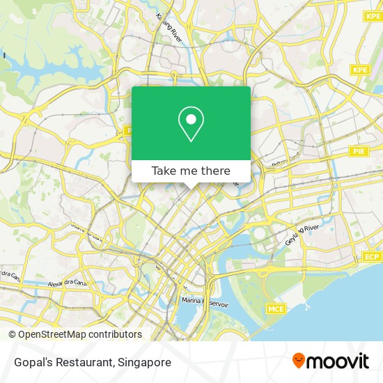 Gopal's Restaurant地图