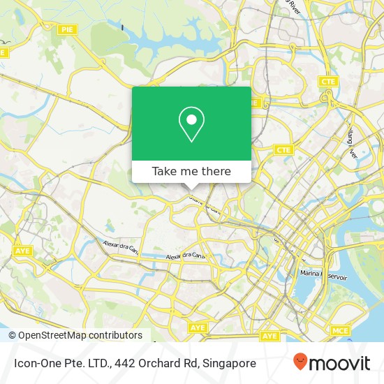 Icon-One Pte. LTD., 442 Orchard Rd map