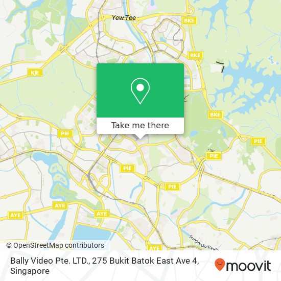 Bally Video Pte. LTD., 275 Bukit Batok East Ave 4 map