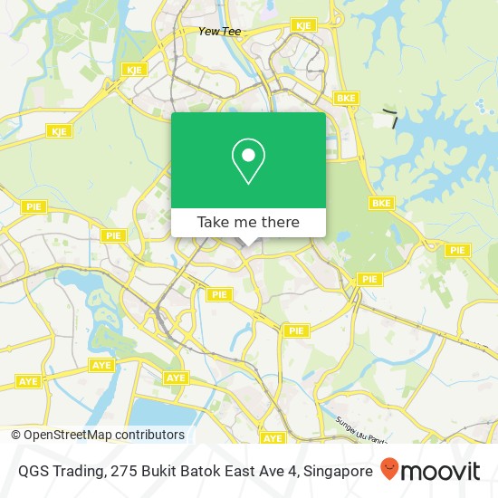 QGS Trading, 275 Bukit Batok East Ave 4 map