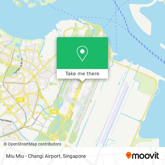 Miu Miu - Changi Airport map