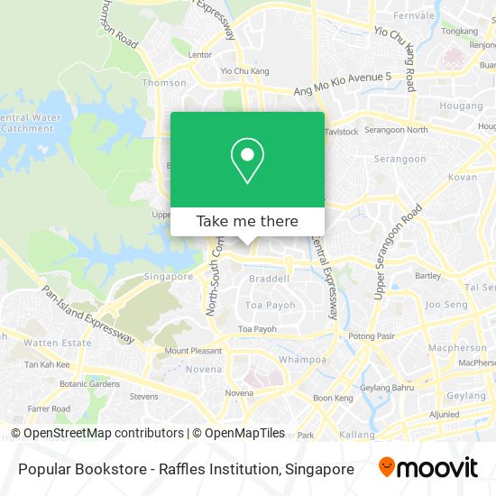 Popular Bookstore - Raffles Institution map