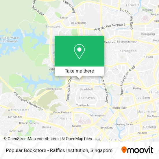 Popular Bookstore - Raffles Institution地图