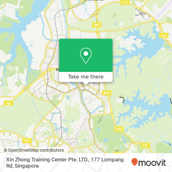 Xin Zhong Training Center Pte. LTD., 177 Lompang Rd地图