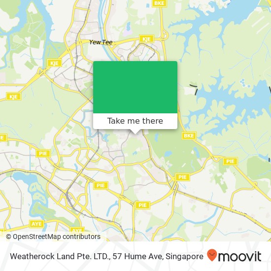 Weatherock Land Pte. LTD., 57 Hume Ave地图