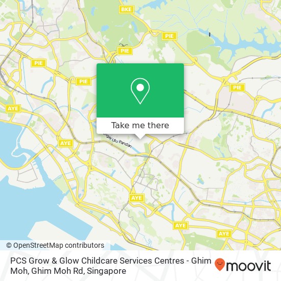 PCS Grow & Glow Childcare Services Centres - Ghim Moh, Ghim Moh Rd map