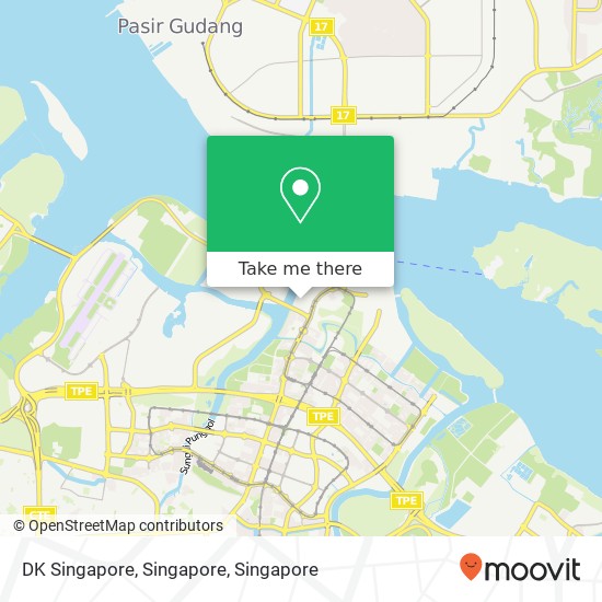 DK Singapore, Singapore map