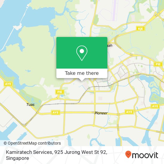 Kamiratech Services, 925 Jurong West St 92地图