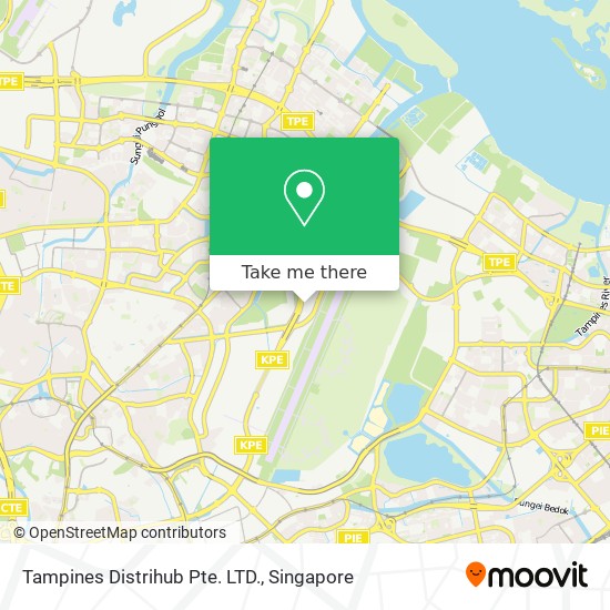 Tampines Distrihub Pte. LTD. map