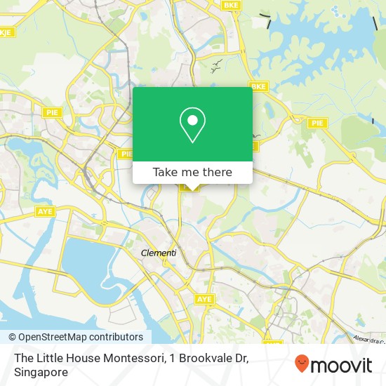 The Little House Montessori, 1 Brookvale Dr地图