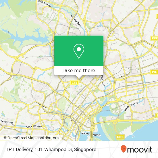 TPT Delivery, 101 Whampoa Dr地图