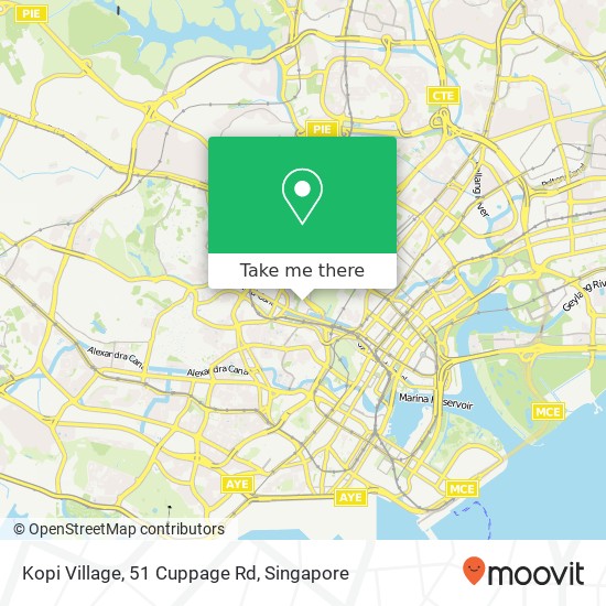 Kopi Village, 51 Cuppage Rd map