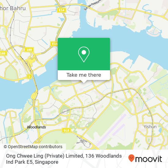 Ong Chwee Ling (Private) Limited, 136 Woodlands Ind Park E5地图