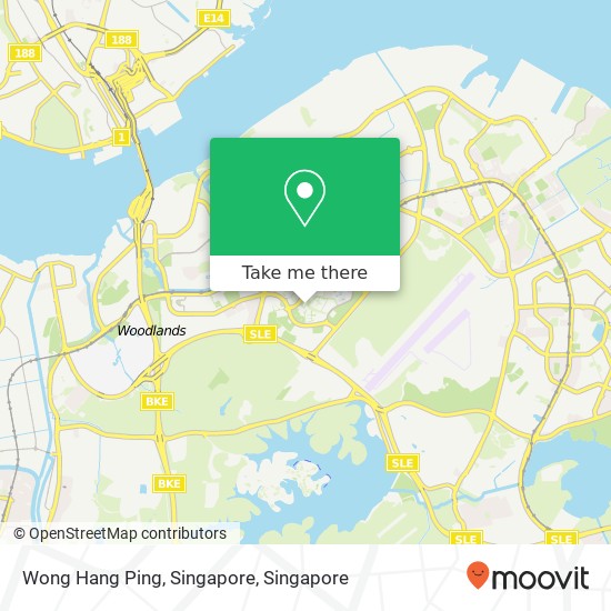 Wong Hang Ping, Singapore map