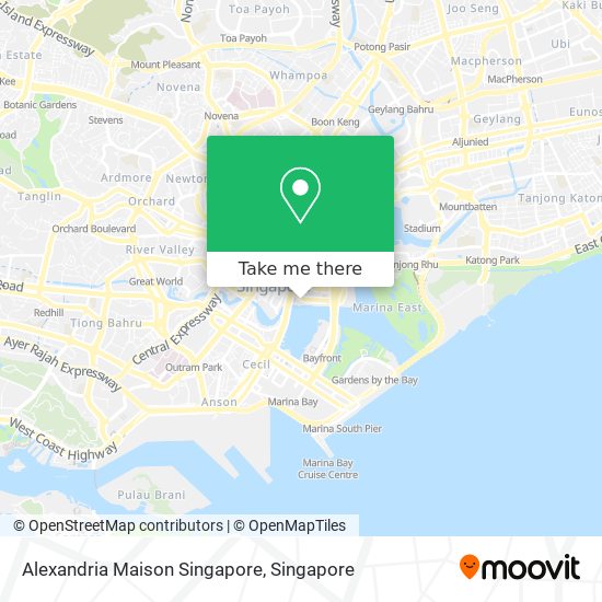 Alexandria Maison Singapore map