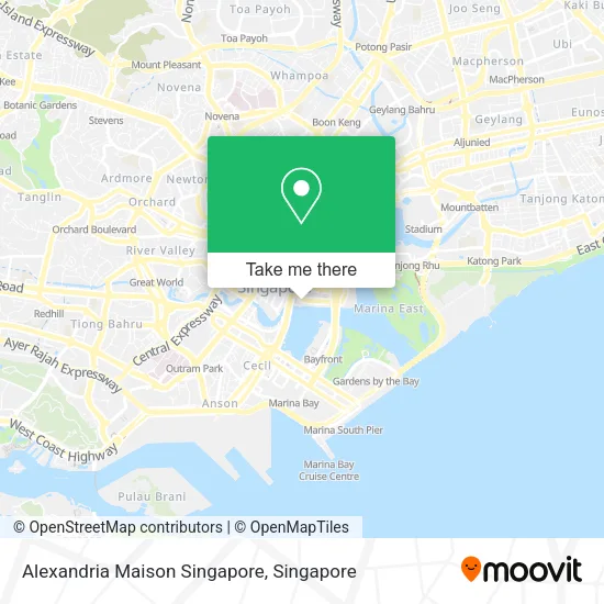 Alexandria Maison Singapore地图