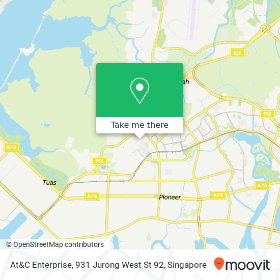 At&C Enterprise, 931 Jurong West St 92地图