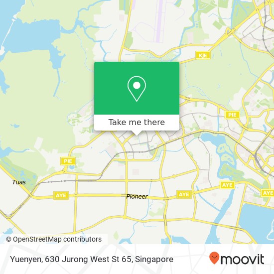 Yuenyen, 630 Jurong West St 65 map