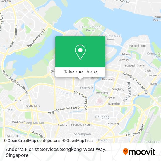 Andorra Florist Services Sengkang West Way地图