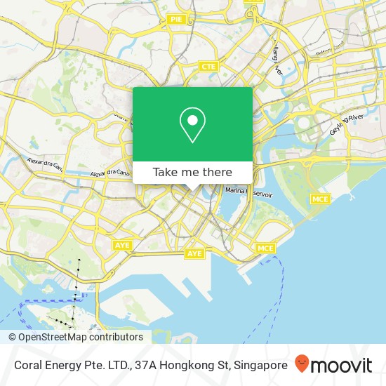 Coral Energy Pte. LTD., 37A Hongkong St地图