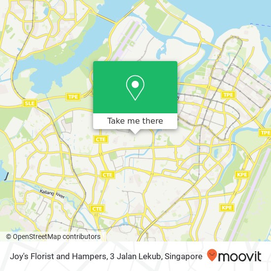 Joy's Florist and Hampers, 3 Jalan Lekub map