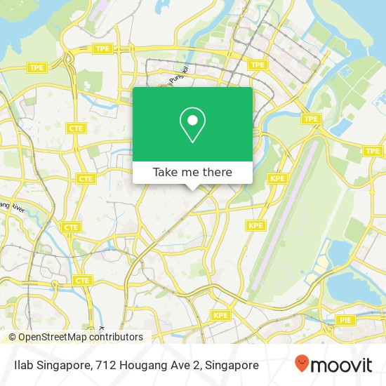 Ilab Singapore, 712 Hougang Ave 2地图