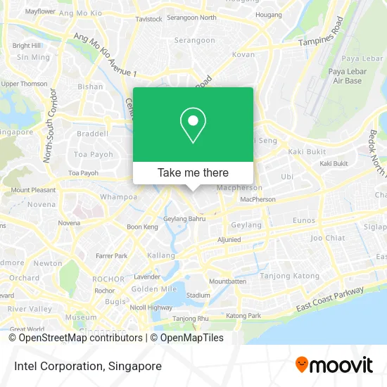 Intel Corporation map
