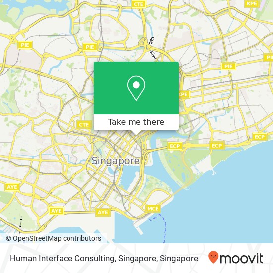 Human Interface Consulting, Singapore map