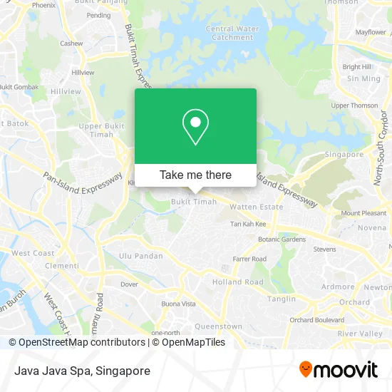 Java Java Spa map