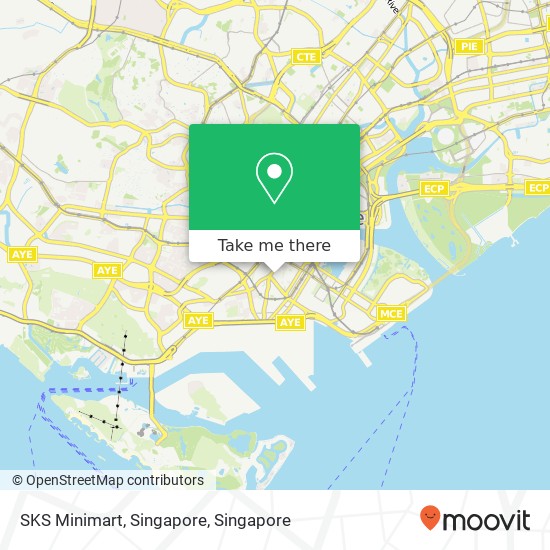 SKS Minimart, Singapore地图