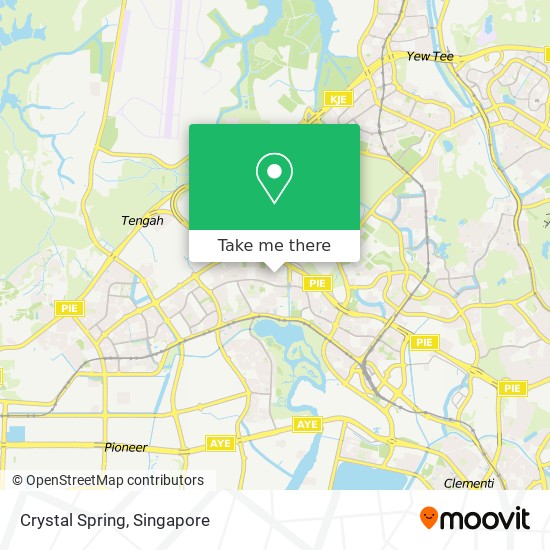 Crystal Spring map
