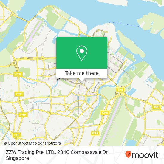 ZZW Trading Pte. LTD., 204C Compassvale Dr地图