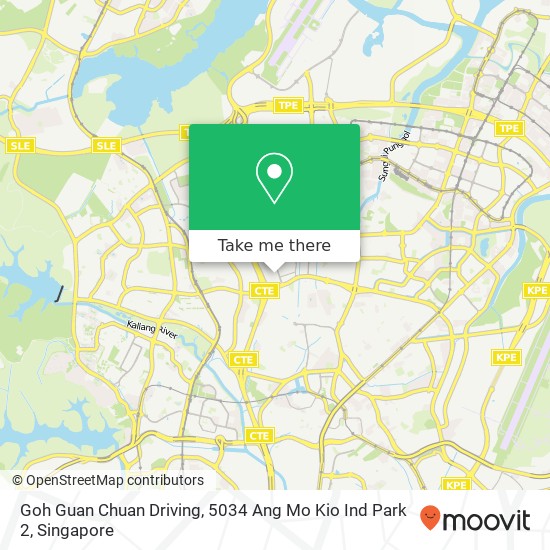 Goh Guan Chuan Driving, 5034 Ang Mo Kio Ind Park 2地图