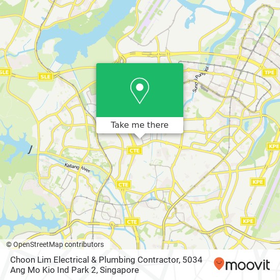 Choon Lim Electrical & Plumbing Contractor, 5034 Ang Mo Kio Ind Park 2地图