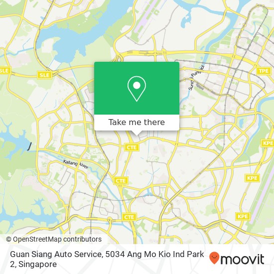 Guan Siang Auto Service, 5034 Ang Mo Kio Ind Park 2地图