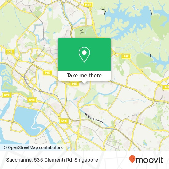 Saccharine, 535 Clementi Rd map