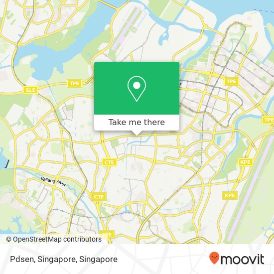 Pdsen, Singapore map