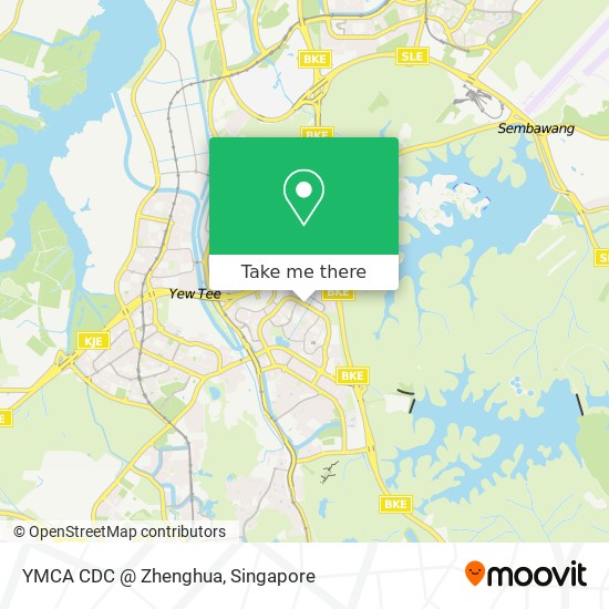 YMCA CDC @ Zhenghua map