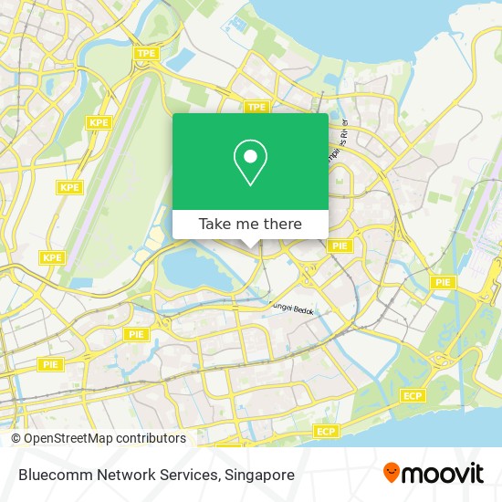 Bluecomm Network Services map