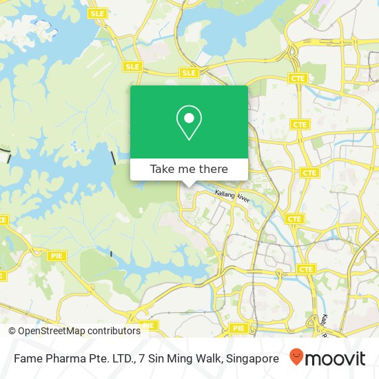 Fame Pharma Pte. LTD., 7 Sin Ming Walk地图