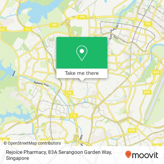 Rejoice Pharmacy, 83A Serangoon Garden Way map
