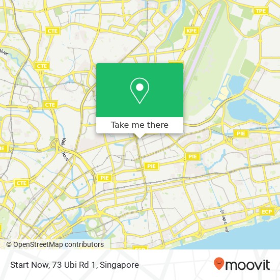 Start Now, 73 Ubi Rd 1地图