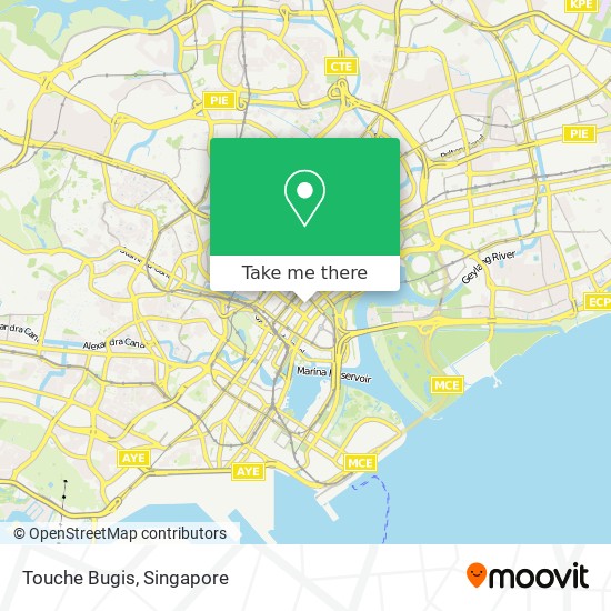 Touche Bugis map