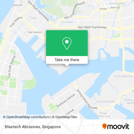 Blastech Abrasives map