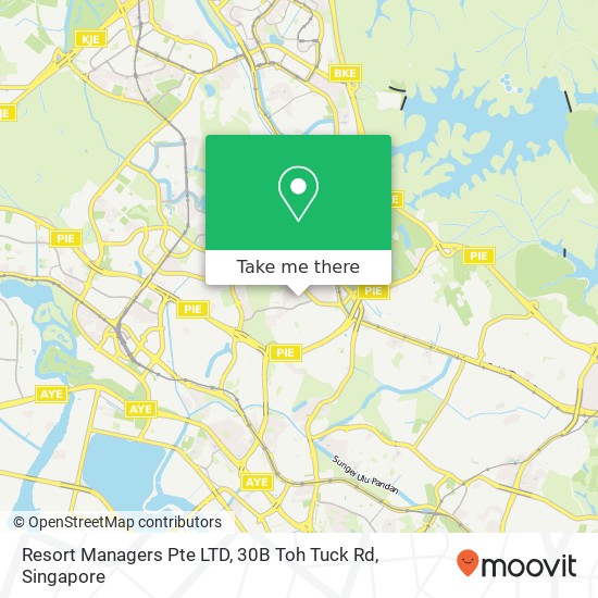 Resort Managers Pte LTD, 30B Toh Tuck Rd map