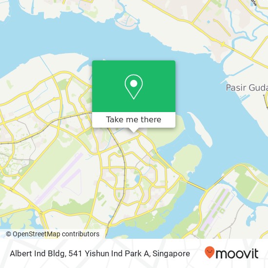 Albert Ind Bldg, 541 Yishun Ind Park A地图