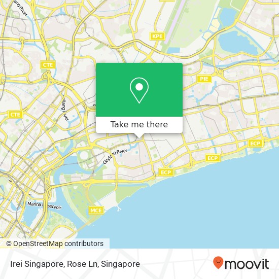 Irei Singapore, Rose Ln map