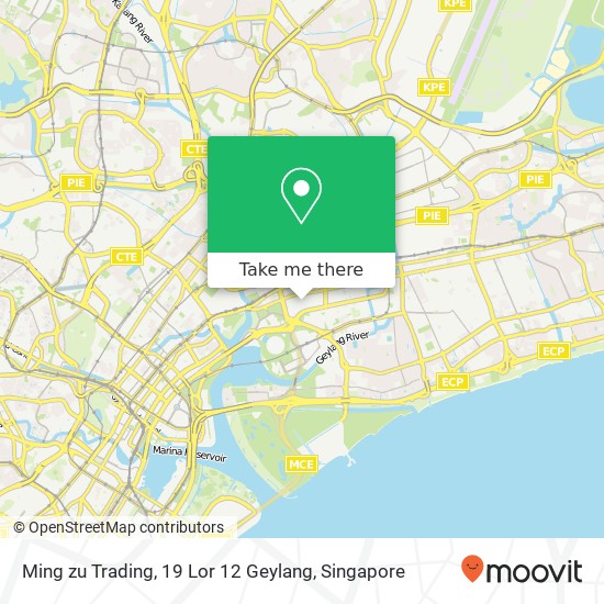 Ming zu Trading, 19 Lor 12 Geylang地图