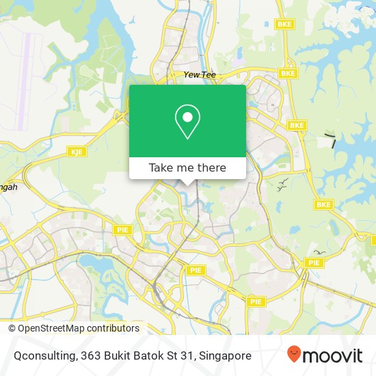 Qconsulting, 363 Bukit Batok St 31 map