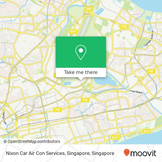 Nixon Car Air Con Services, Singapore map